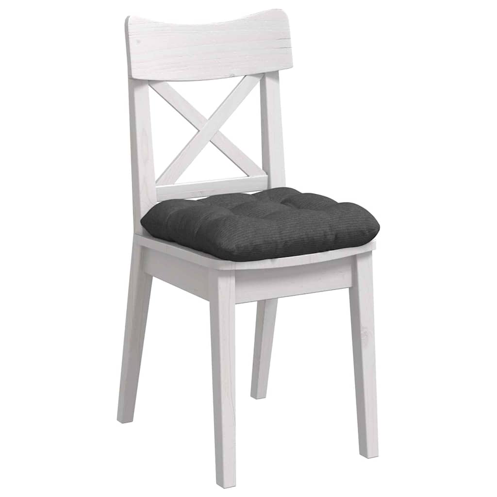 Cuscini per Seduta 4 pcs Grigio scuro 40 x 40 cm