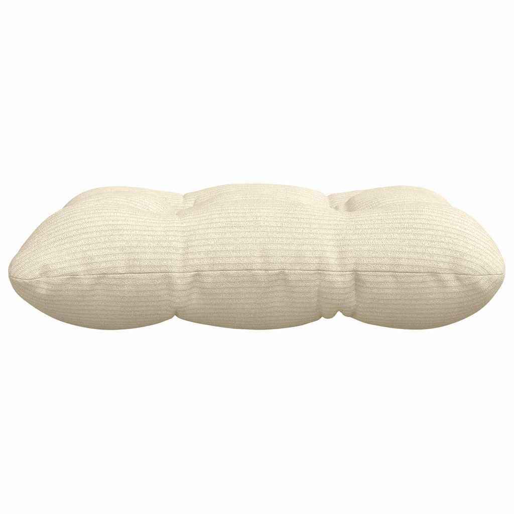 Cuscini per Seduta 4 pcs Crema 40 x 40 cm Tessuto in Cords