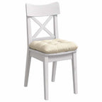 Cuscini per Seduta 4 pcs Crema 40 x 40 cm Tessuto in Cords