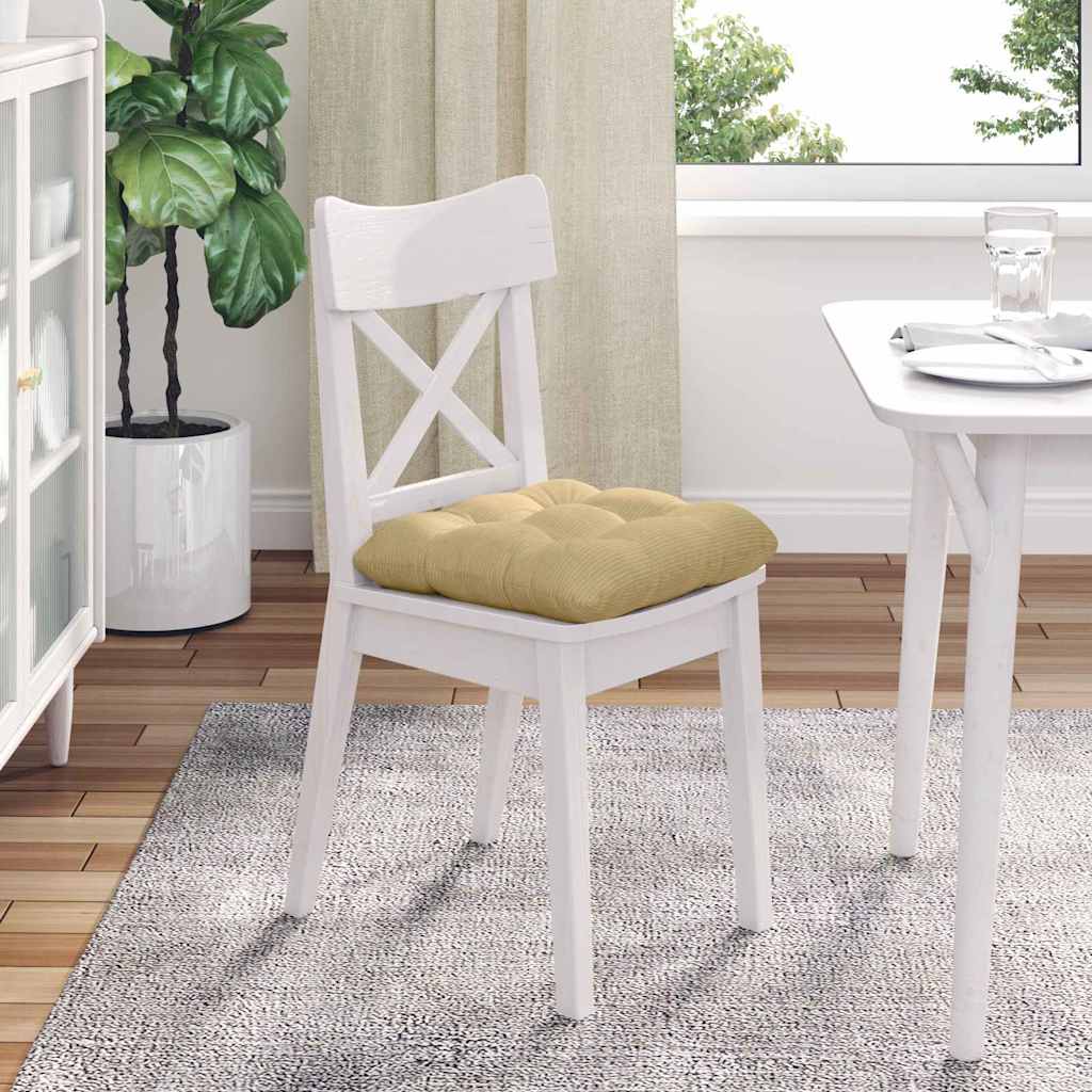 Cuscini per Seduta 4 pcs Grigio Verde 40 x 40 cm