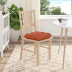 Cuscini per Seduta 4 pcs Rosso Arancio 40 x 40 cm