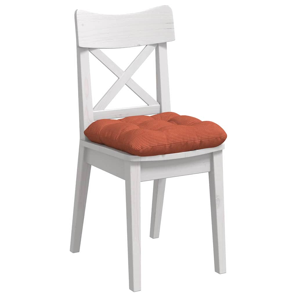 Cuscini per Seduta 4 pcs Rosso Arancio 40 x 40 cm