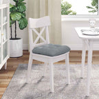 Cuscini per Seduta 4 pcs Grigio chiaro 45 x 45 x 12 cm Tessuto