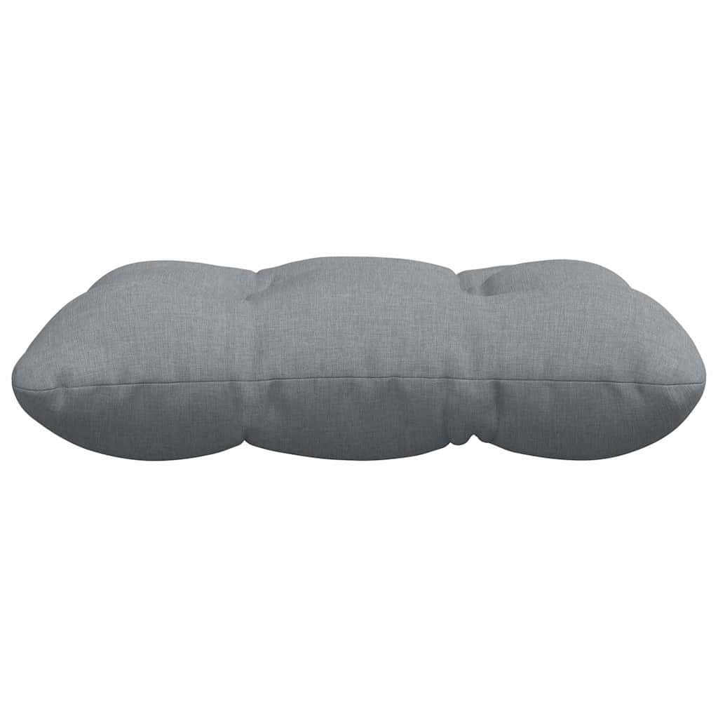 Cuscini per Seduta 4 pcs Grigio chiaro 45 x 45 x 12 cm Tessuto