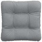 Cuscini per Seduta 4 pcs Grigio chiaro 45 x 45 x 12 cm Tessuto