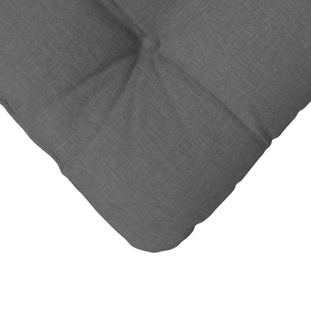 Cuscini per Seduta 4 pcs Grigio scuro 45 x 45 x 12 cm Tessuto
