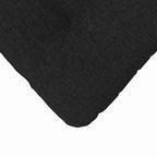 Cuscini per Seduta 4 pcs Nero 45 x 45 x 12 cm Tessuto
