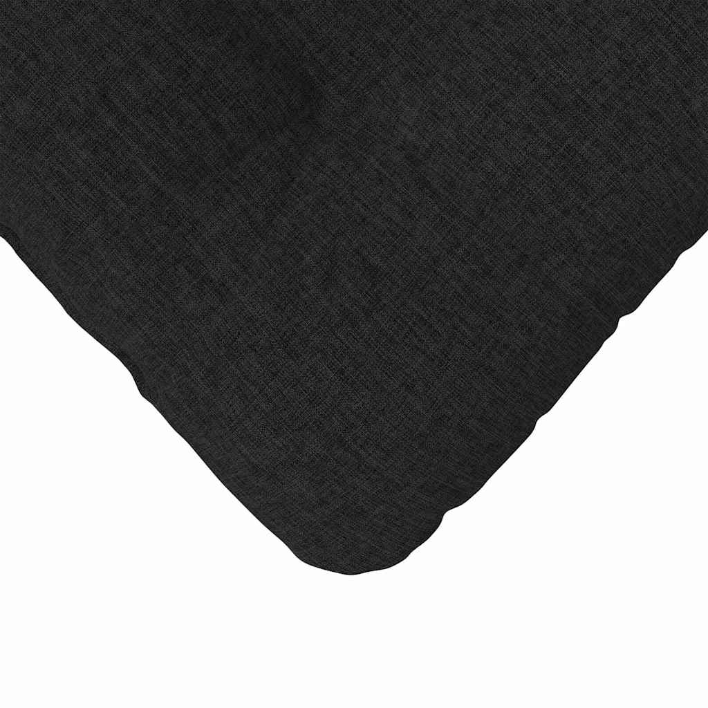 Cuscini per Seduta 4 pcs Nero 45 x 45 x 12 cm Tessuto