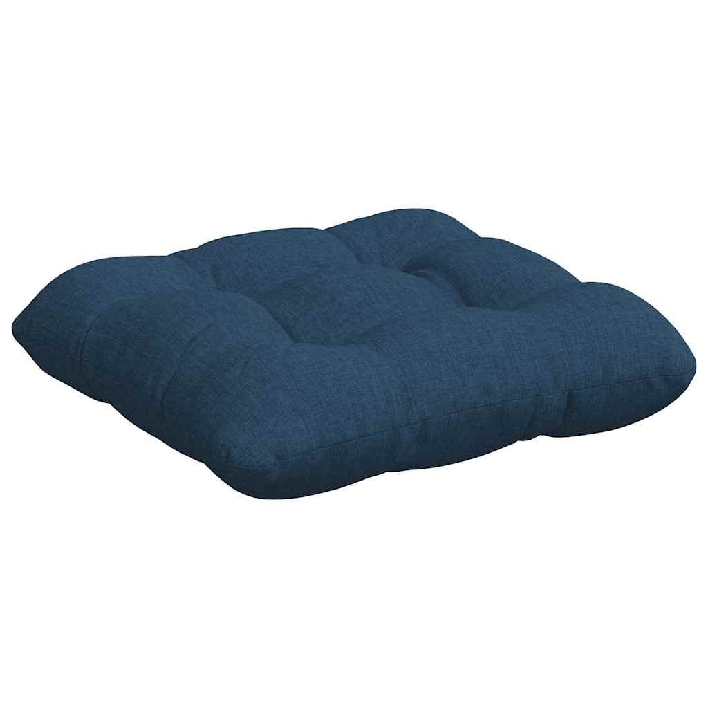 Cuscini per Seduta 4 pcs Blu 45 x 45 x 12 cm Tessuto