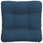 Cuscini per Seduta 4 pcs Blu 45 x 45 x 12 cm Tessuto