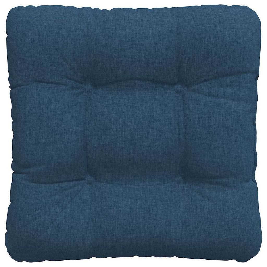 Cuscini per Seduta 4 pcs Blu 45 x 45 x 12 cm Tessuto