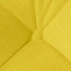 Cuscini per Seduta 4 pcs Giallo Chiaro 45 x 45 x 12 cm Tessuto
