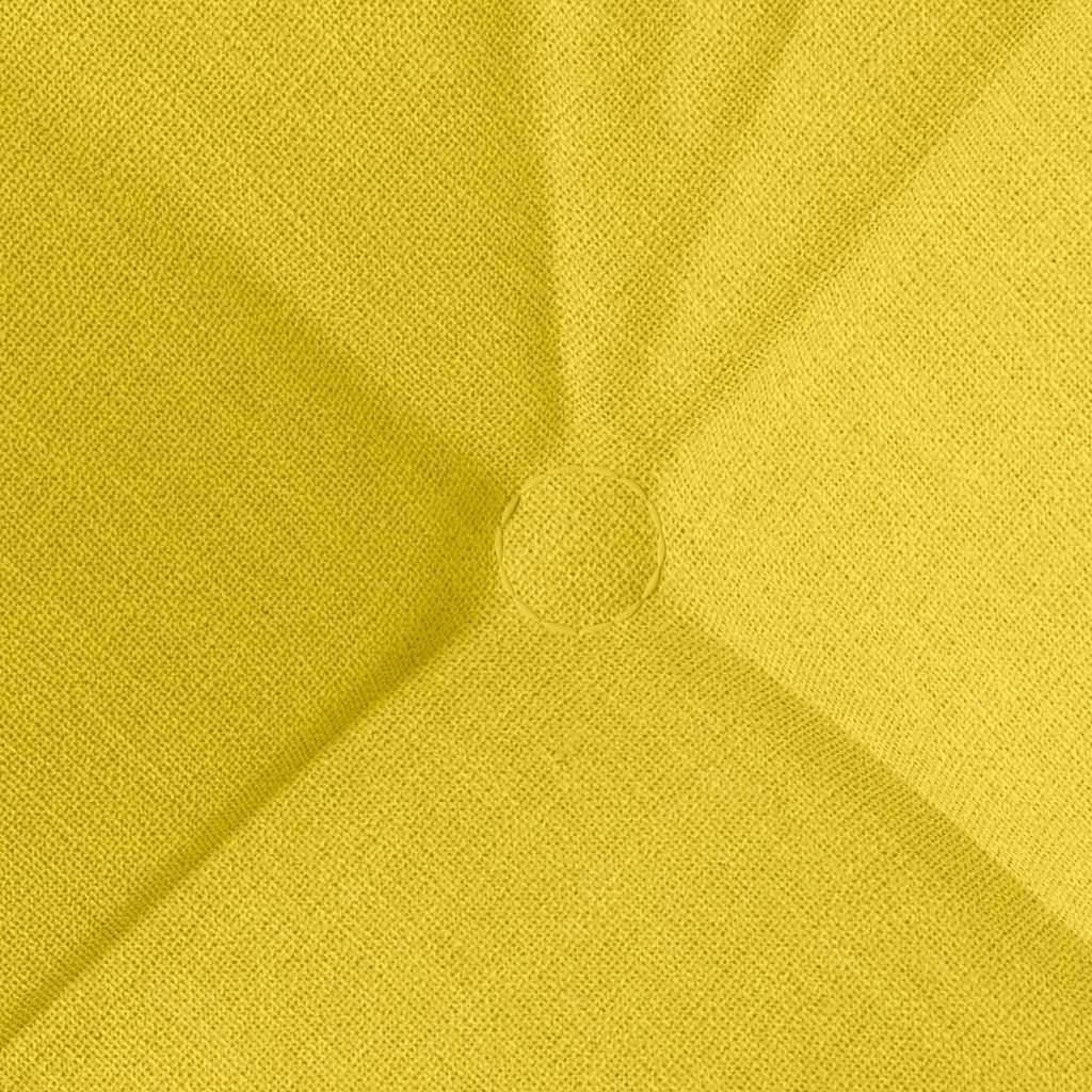 Cuscini per Seduta 4 pcs Giallo Chiaro 45 x 45 x 12 cm Tessuto