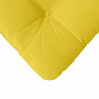 Cuscini per Seduta 4 pcs Giallo Chiaro 45 x 45 x 12 cm Tessuto