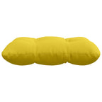 Cuscini per Seduta 4 pcs Giallo Chiaro 45 x 45 x 12 cm Tessuto