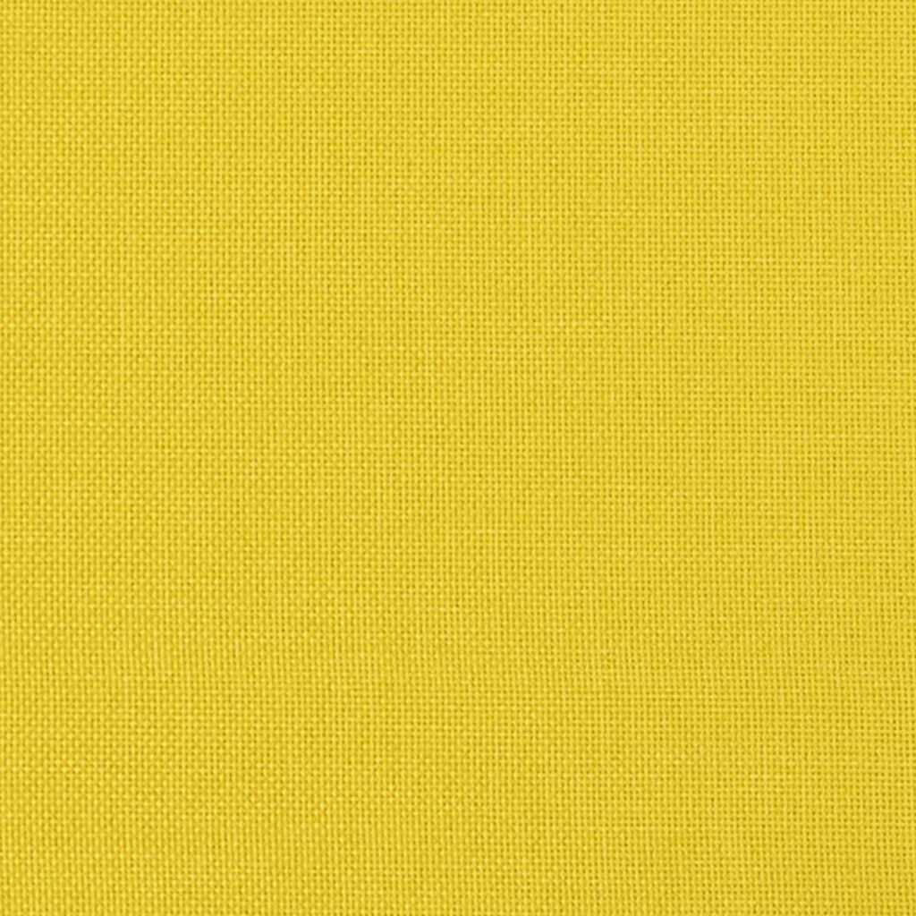 Cuscini per Seduta 4 pcs Giallo Chiaro 45 x 45 x 12 cm Tessuto