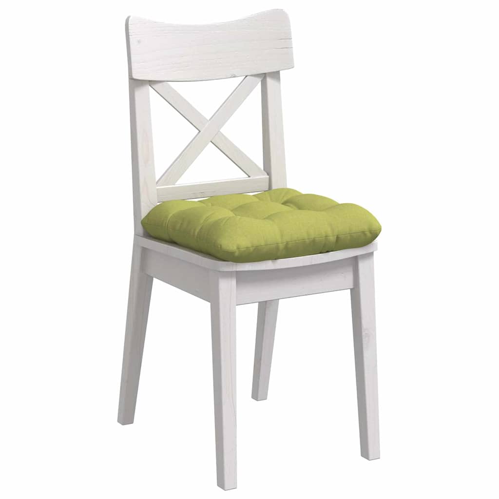 Cuscini per Seduta 4 pcs Verde chiaro 45 x 45 x 12 cm Tessuto