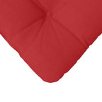 Cuscini per Seduta 4 pcs Rosso 45 x 45 x 12 cm Tessuto