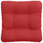 Cuscini per Seduta 4 pcs Rosso 45 x 45 x 12 cm Tessuto