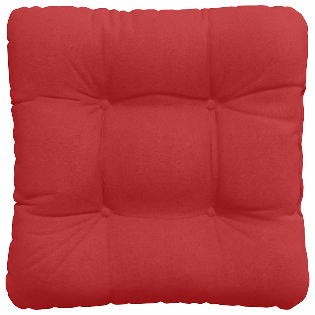 Cuscini per Seduta 4 pcs Rosso 45 x 45 x 12 cm Tessuto