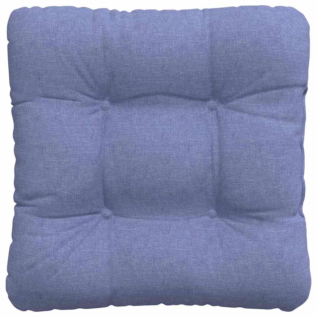 Cuscini per Seduta 4 pcs Blu jeans 45 x 45 x 12 cm Tessuto