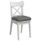 Cuscini per Seduta 4 pcs Grigio scuro 45 x 45 cm