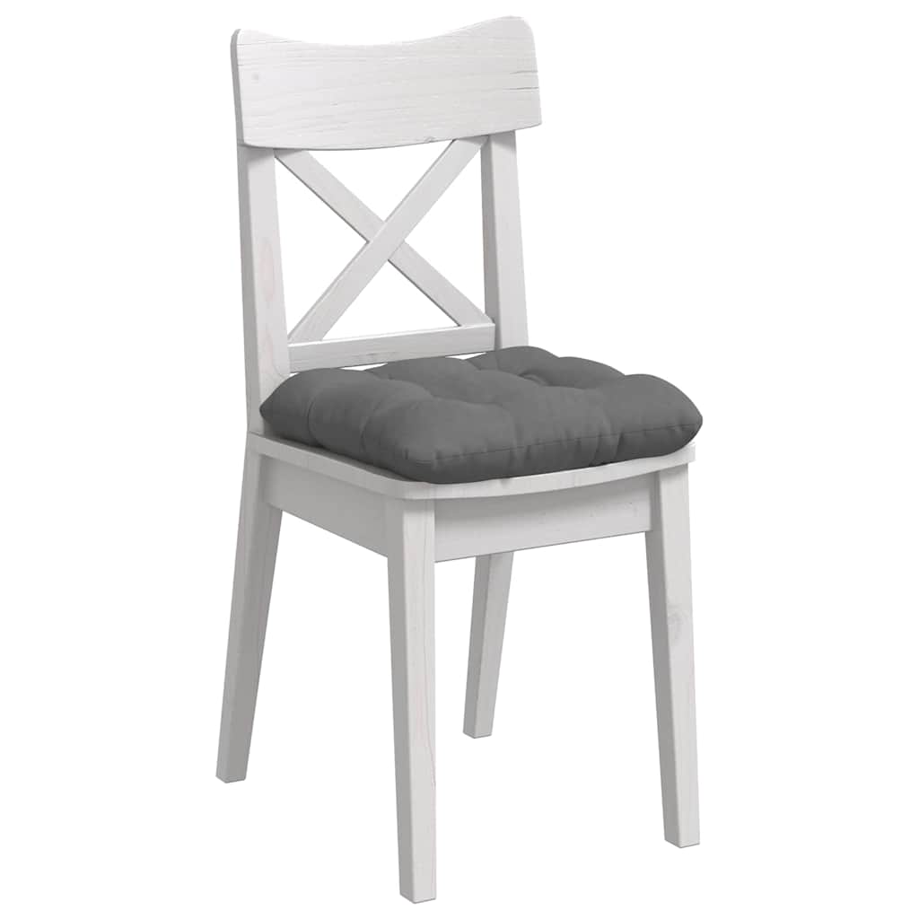 Cuscini per Seduta 4 pcs Grigio scuro 45 x 45 cm