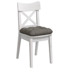 Cuscini per Seduta 4 pcs Grigio chiaro 45 x 45 cm