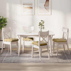 Cuscini per Seduta 4 pcs Grigio Verde 45 x 45 cm