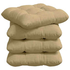 Cuscini per Seduta 4 pcs Grigio Verde 45 x 45 cm