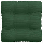 Cuscini per Seduta 4 pcs Verde Scuro 45 x 45 cm