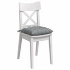 Cuscini per Seduta 4 pcs Grigio chiaro 40 x 40 x 6 cm Tessuto