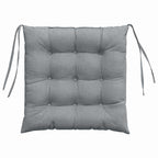 Cuscini per Seduta 4 pcs Grigio chiaro 40 x 40 x 6 cm Tessuto
