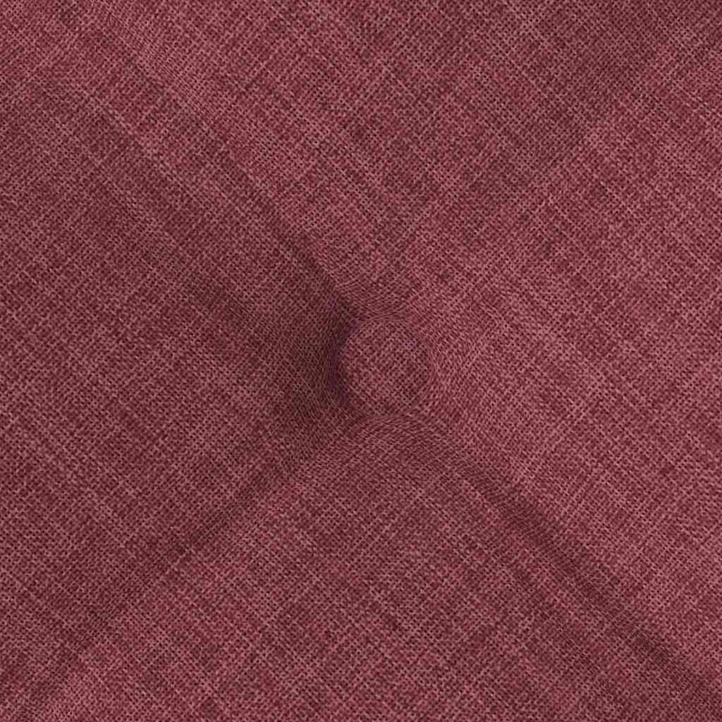 Cuscini per Seduta 4 pcs Rosso Vino 40 x 40 x 6 cm Tessuto