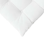 Cuscini per Seduta 4 pcs Bianco 40 x 40 x 6 cm Tessuto