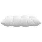 Cuscini per Seduta 4 pcs Bianco 40 x 40 x 6 cm Tessuto