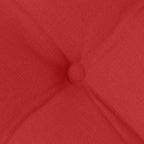 Cuscini per Seduta 4 pcs Rosso 40 x 40 x 6 cm Tessuto