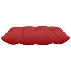 Cuscini per Seduta 4 pcs Rosso 40 x 40 x 6 cm Tessuto