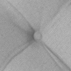 Cuscini per Seduta 4 pcs Grigio Nuvola 40 x 40 x 6 cm Tessuto