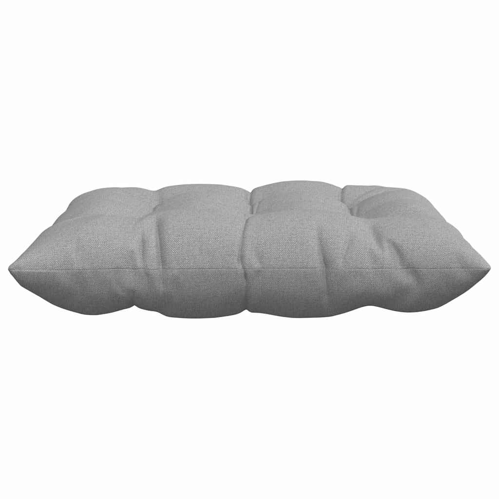 Cuscini per Seduta 4 pcs Grigio Nuvola 40 x 40 x 6 cm Tessuto