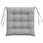Cuscini per Seduta 4 pcs Grigio Nuvola 40 x 40 x 6 cm Tessuto