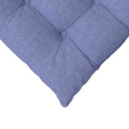 Cuscini per Seduta 4 pcs Blu jeans 40 x 40 x 6 cm Tessuto