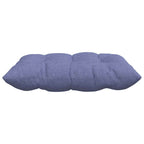 Cuscini per Seduta 4 pcs Blu jeans 40 x 40 x 6 cm Tessuto