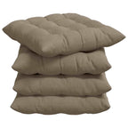 Cuscini per Seduta 4 pcs Talpa 40 x 40 x 6 cm Microfibra