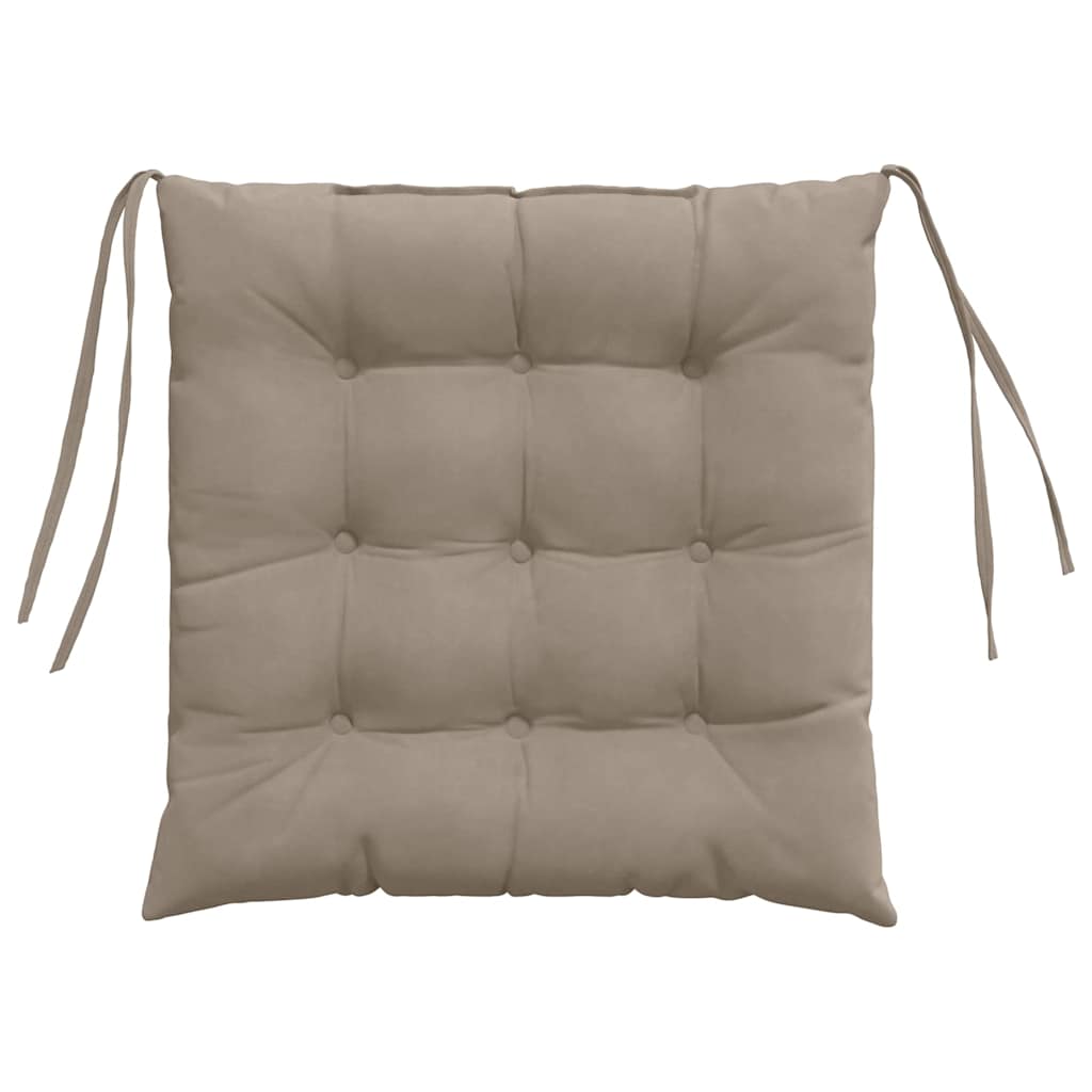 Cuscini per Seduta 4 pcs Talpa 40 x 40 x 6 cm Microfibra