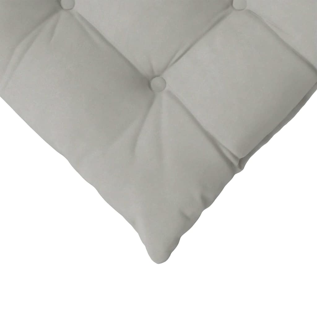 Cuscini per Seduta 4 pcs Grigio chiaro 40 x 40 x 6 cm