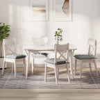 Cuscini per Seduta 4 pcs Grigio chiaro 40 x 40 x 6 cm