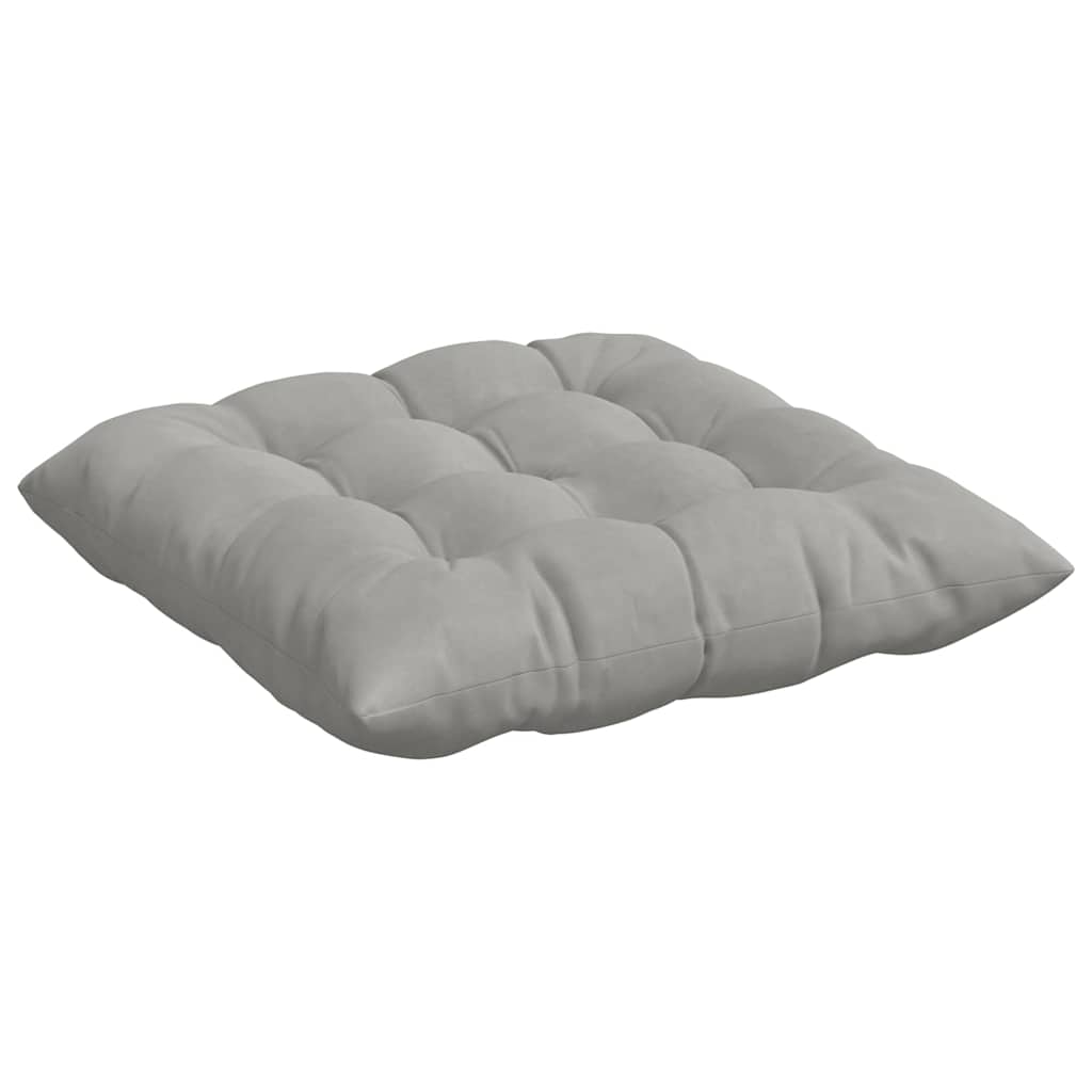 Cuscini per Seduta 4 pcs Grigio chiaro 40 x 40 x 6 cm