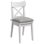 Cuscini per Seduta 4 pcs Grigio chiaro 40 x 40 x 6 cm
