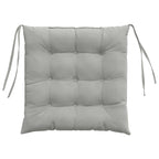 Cuscini per Seduta 4 pcs Grigio chiaro 40 x 40 x 6 cm